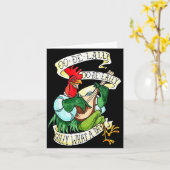 Carte Chicken Sing O De Lally Golly What A Day Funny (Fleur jaune)