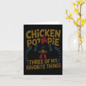 Carte Chicken T E Farm Humor Funny Chicken Laugh Moment  (Fleur jaune)