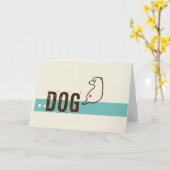 Carte Chien (Fleur jaune)