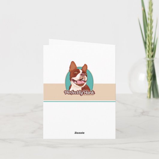 Carte Chien #001 par Phillip Clark ・ PerfectlyHank.com (Dos)