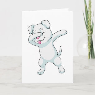 Carte Chien à Hip hop Dance Dab