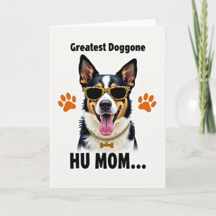 Carte Chien à Imprimé Animal