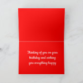 Carte Chien Airedale Terrier de mignonne chiot Anniversa (Intérieur)