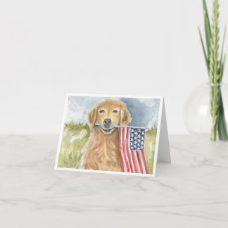 Carte Chien Americana par Sherry