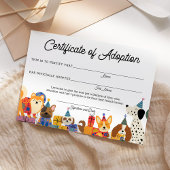 Carte Chien Anniversaire Laissons Pawty Puppy Adoption C