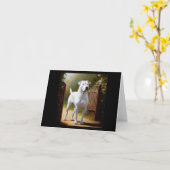 Carte Chien argentin Dogo (Fleur jaune)