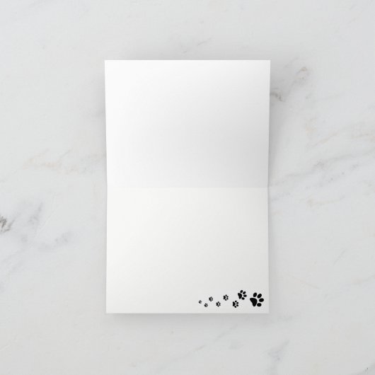 Carte Chien avec grenouilles (Intérieur)