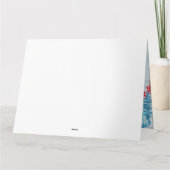 Carte Chien Beagle dans un camion de livraison de Noël e (Dos)