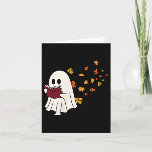 Carte Chien Beagle D'Halloween mignon Comme Chien Fantôm (Devant)