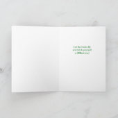 Carte Chien beagle en Casquette de fête à l'anniversaire (Intérieur)