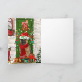 Carte Chien berger allemand Noël (Intérieur)