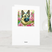 Carte Chien berger allemand | Sympathie de la perte de l (Dos)