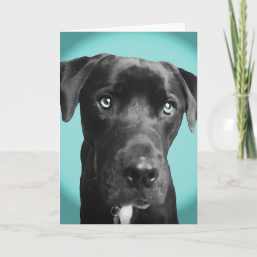 Carte Chien bleu (Devant)