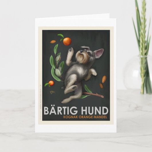 Carte Chien brun (Devant)