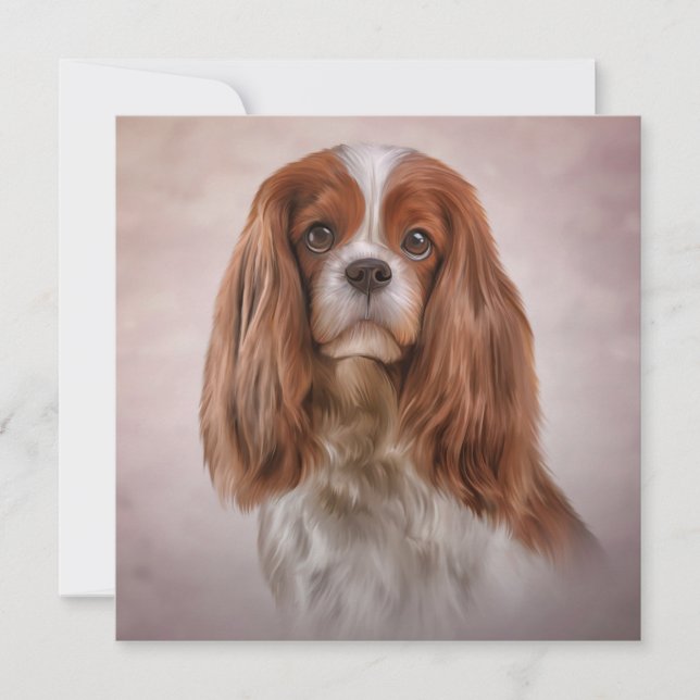 Carte Chien Cavalier King Charles Spaniel Jigsaw Puzzle (Devant)