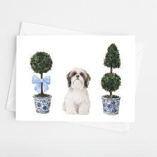 Carte Chien Chien Chien Chien Chien Chiot Topien Aquarel