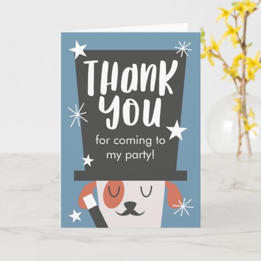 Carte Chien Chien Chien Chien Chien Magique Thème Annive (Fleur jaune)