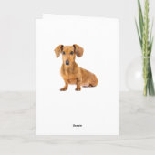 Carte Chien Chien Chien Chien Puppy Anniversaire R (Dos)