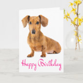 Carte Chien Chien Chien Chien Puppy Anniversaire R (Fleur jaune)