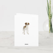 Carte Chien Chien Espagnol Merci Bretagne (Dos)