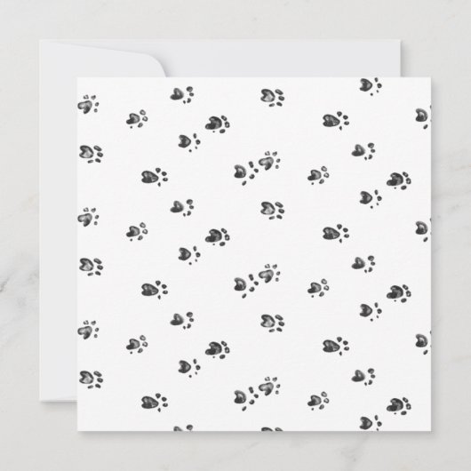 Carte Chien Chien Noir Français Chien Mum Chien Chien An (Dos)