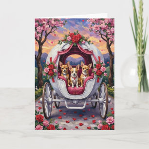 Carte Chien Chihuahua pour la Saint-Valentin