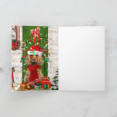 Carte Chien Cocker Spaniel Noël (Intérieur)