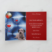 Carte Chien Dalmatien Noël (Intérieur)