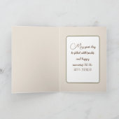 Carte Chien d'anniversaire australien avec sourires (Intérieur)