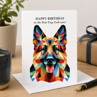 Chien de berger allemand Anniversaire personnalisé