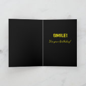 Carte Chien de berger mignon mélange anniversaire (Intérieur)