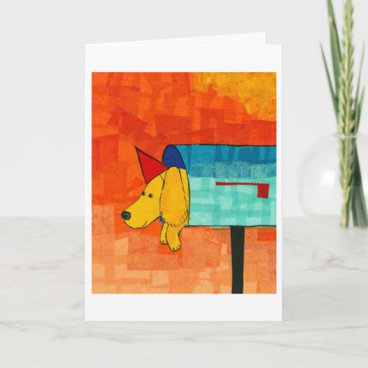 Carte Chien de boîte aux lettres (Devant)