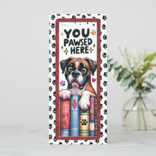 Carte Chien de boîte mignon