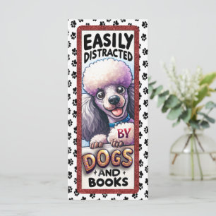 Carte Chien de caniche mignon