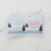 Carte Chien De Carlin Cute Avec Petite Fille Noël (Intérieur)