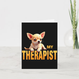 Carte Chien de Chihuahua Thérast Puppy Chi Chichi Drôle