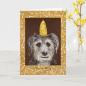 Carte Chien de Corn (Fleur jaune)