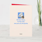 Carte Chien De Fête Sur Un Gâteau Anniversaire (Dos)