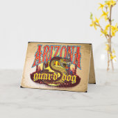 Carte Chien de garde d'Arizona Serpent (Fleur jaune)