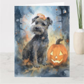 Carte Chien de la baie de Chesapeake pour Halloween avec (Devant)
