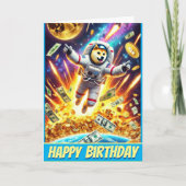 Carte Chien de la lune : explosion de cristaux (Devant)