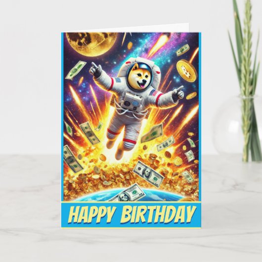 Carte Chien de la lune : explosion de cristaux (Devant)