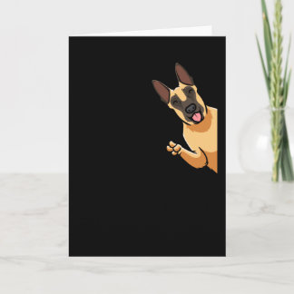 Carte Chien de Malinois Berger belge