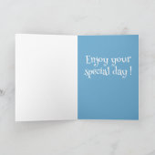 Carte Chien de montagne bernois Chiot Anniversaire (Intérieur)