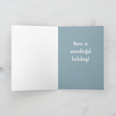 Carte Chien de montagne bernois de Noël (Intérieur)