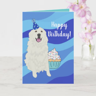 Carte Chien de montagne des Pyrénées pour anniversaire