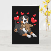 Carte Chien de montagne suisse (Fleur jaune)