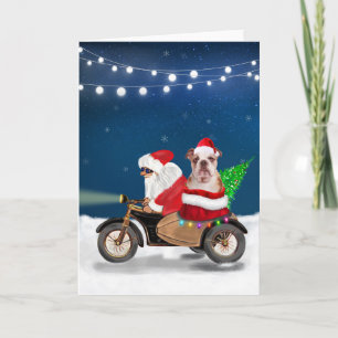 Carte Chien de Noël de Noël