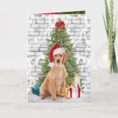 Carte Chien de Noël et Kitten (Devant)