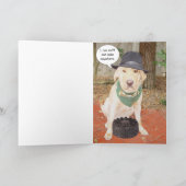 Carte Chien de reniflement de gâteau (Intérieur)